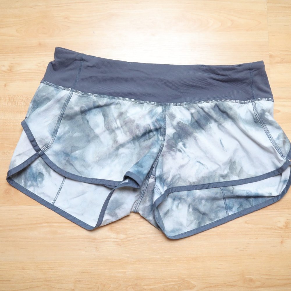 Lululemon Grey Patterned Speed Short - 6